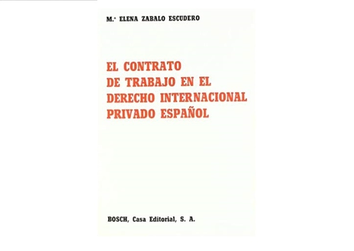 La Competencia Judicial Internacional en materia laboral en el Derecho Internacional Privado Español